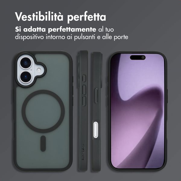 imoshion Cover posteriore Color Guard con MagSafe Apple iPhone 17 - Nero