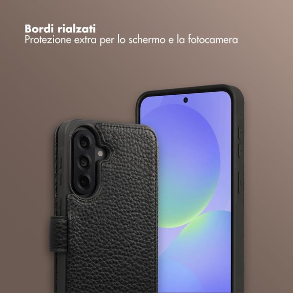 Selencia Cover Riva con MagSafe e cordino Samsung Galaxy A37 (5G) - Nero