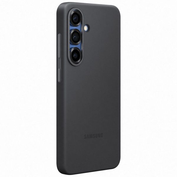 Samsung Cover originale in silicone Samsung Galaxy S25 - Nero