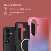 Selencia Cover posteriore Vivid con MagSafe Samsung Galaxy S26 - Gradient Soft Blush