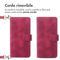 imoshion Cover a libro con Cordino Samsung Galaxy A56 - Rosso