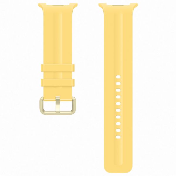 Samsung Cinturino Sport originale Samsung Galaxy Watch 9 (40/44mm) / Watch 8 (40/44mm) / Classic (46mm) - Taglia M/L - Giallo