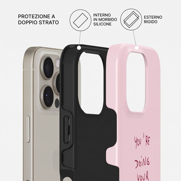 Burga Cover Posteriore Resistente con MagSafe Apple iPhone 16 Pro - Your Best