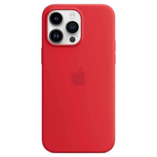 Apple Cover Posteriore in Silicone con MagSafe Apple iPhone 14 Pro Max - Rosso