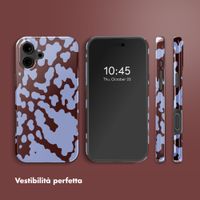 Selencia Cover posteriore Vivid con MagSafe Apple iPhone 16 - Moo'd Lavender Glow