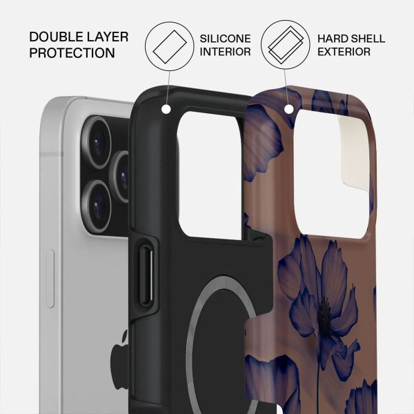 Burga Cover Posteriore Resistente con MagSafe Apple iPhone 17 Pro - Velvet Night