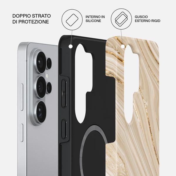 Burga Cover Posteriore Resistente con MagSafe Samsung Galaxy S26 Ultra - Full Glam