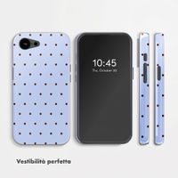Selencia Cover posteriore Vivid con MagSafe Apple iPhone 17e / 16e - Happy Dots Digital Sky