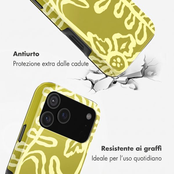 Selencia Cover posteriore Vivid con MagSafe Apple iPhone 18 Pro Max / 17 Pro Max - Chalky Bloom