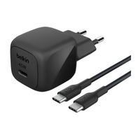 Belkin Caricatore USB-C compatto BoostCharge 25W con cavo USB-C a USB-C - 1 metro - Nero