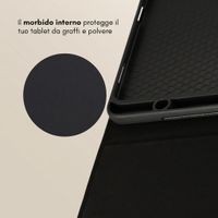 Selencia Libreria Sabi con stampa leopardata Samsung Galaxy Tab S11 - Soft Ivory