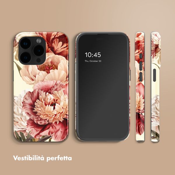 Selencia Cover posteriore Vivid con MagSafe Apple iPhone 15 Pro - Vintage Peony