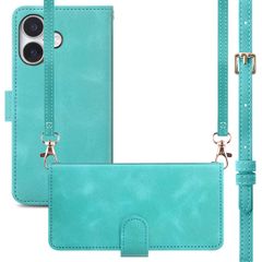 imoshion Cover a libro con Cordino Apple iPhone 16 - Turchese
