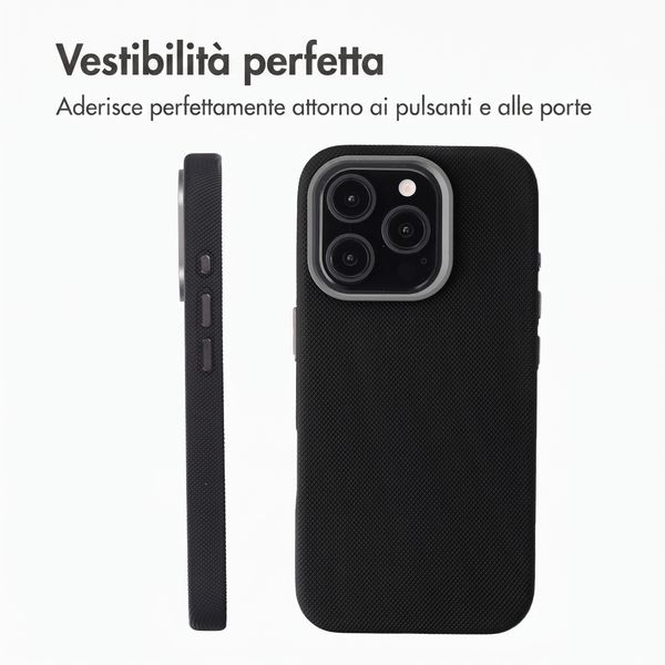 Accezz Cover Mesh con MagSafe Apple iPhone 16 Pro - Nero