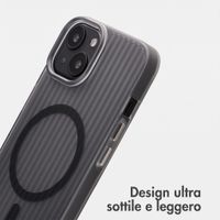 Accezz Cover Lite con MagSafe | Fluted | Apple iPhone 13 - Grigio