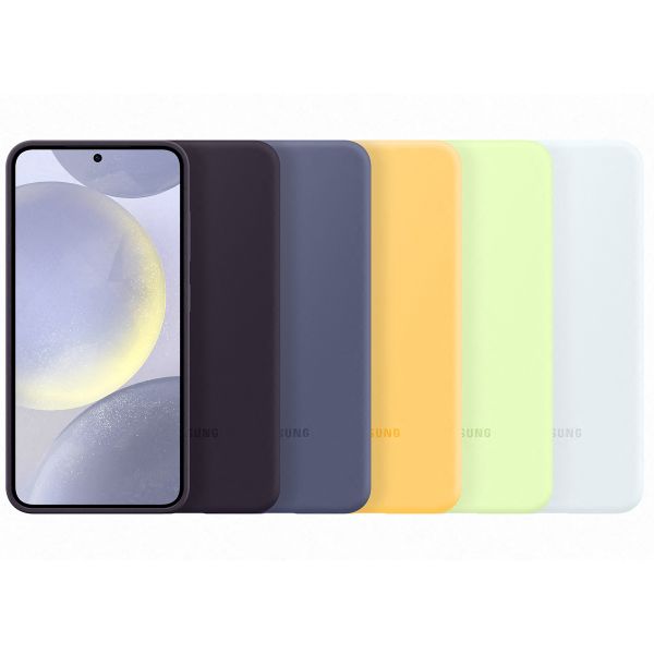 Samsung Cover originale in silicone Samsung Galaxy S24 - Light Green