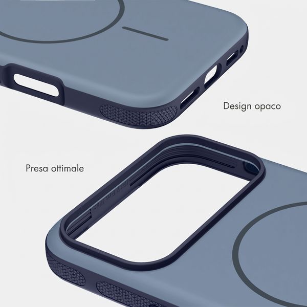 imoshion Cover posteriore Color con Thin MagSafe Ring Apple iPhone 17 Pro - Blu scuro