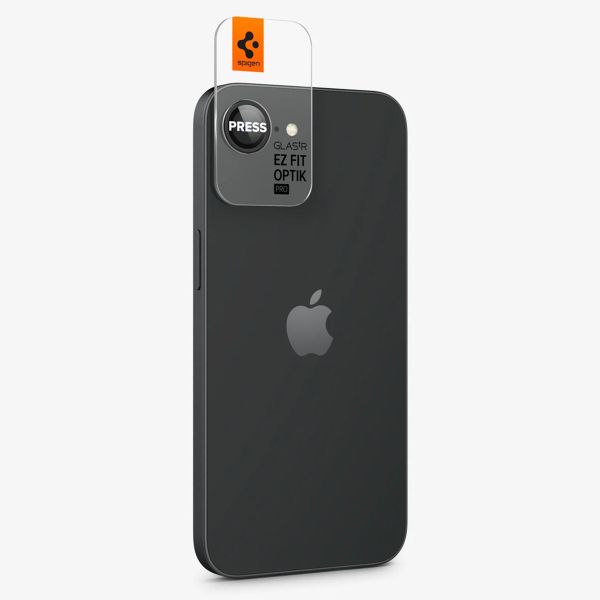 Spigen Optik Pro EZ Fit Lens Protector - Protezione lente fotocamera (confezione da 2) per Apple iPhone 17e / 16e