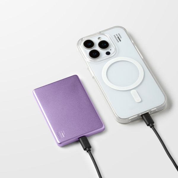 iDeal of Sweden MagSafe Powerbank Slim 5.000 mAh - Powerbank wireless - Lavender Milk