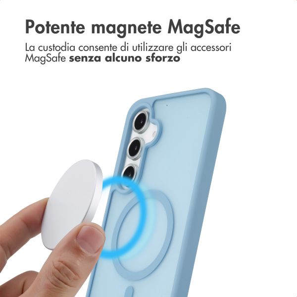 imoshion Cover posteriore Color Guard con MagSafe Samsung Galaxy S24 FE - Azzurro