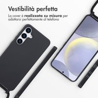 imoshion Cover in Silicone con Cordino Samsung Galaxy S25 - Nero