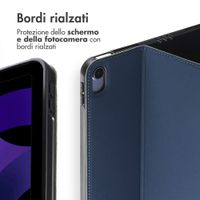 Accezz Cover Tablet Classica Apple iPad Air 11 pollici (2026) M4 / (2025) M3 / (2024) M2 / Air 5 (2022) / Air 4 (2020) - Blu scuro