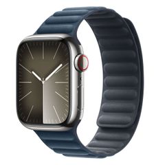 Apple Cinturino Magnetic Link in FineWoven Apple Watch | 38/40/41/42 mm - Taglia S/M - Pacific Blue