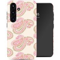 Selencia Cover Posteriore Vivid Samsung Galaxy S25 - Paisley Blush
