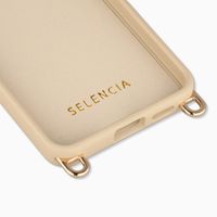 Selencia Cover posteriore Rivièra con MagSafe con ganci rimovibili Samsung Galaxy A57 (5G) - Milky Latte