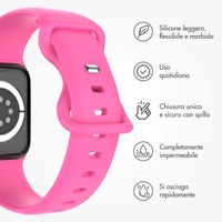 imoshion Cinturino in silicone⁺ Apple Watch | 38/40/41/42 mm - Taglia S/M - Barbie Pink
