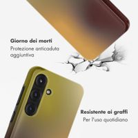 Selencia Cover posteriore Vivid con MagSafe Samsung Galaxy S25 - Gradient Olive Dust