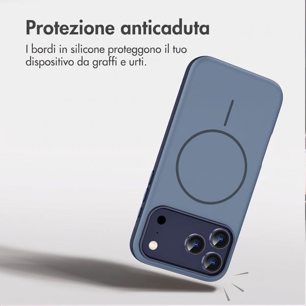 imoshion Cover posteriore Color con Thin MagSafe Ring Apple iPhone 18 Pro Max / 17 Pro Max - Blu scuro