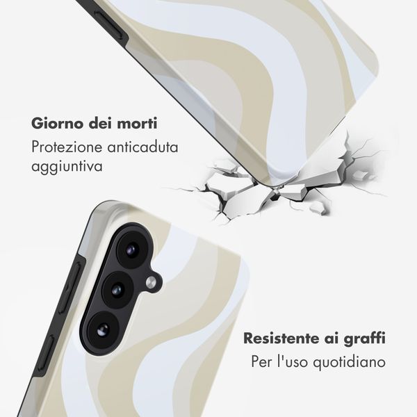 Selencia Cover Posteriore Vivid Samsung Galaxy S26 - Desert Waves Beige