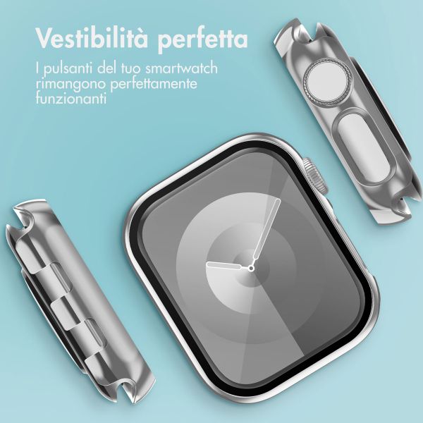 imoshion Cover rigida integrale lucida Apple Watch 1 / 2 / 3 - 42 mm - Argento