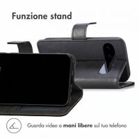 imoshion Cover a libro di Lusso Google Pixel 11 Pro - Nero