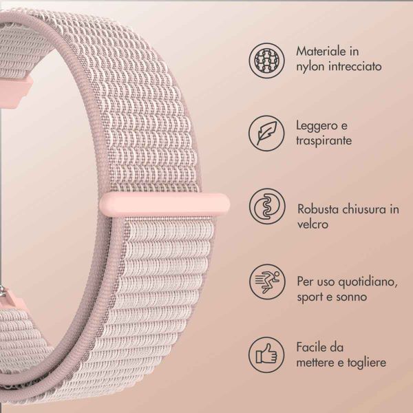 imoshion Cinturino in nylon  - Attacco universale 20 mm - Rosa
