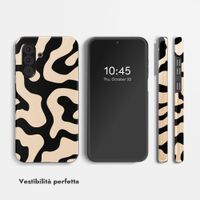 Selencia Cover Posteriore Vivid Samsung Galaxy A36 / A56 - Art Wave Black