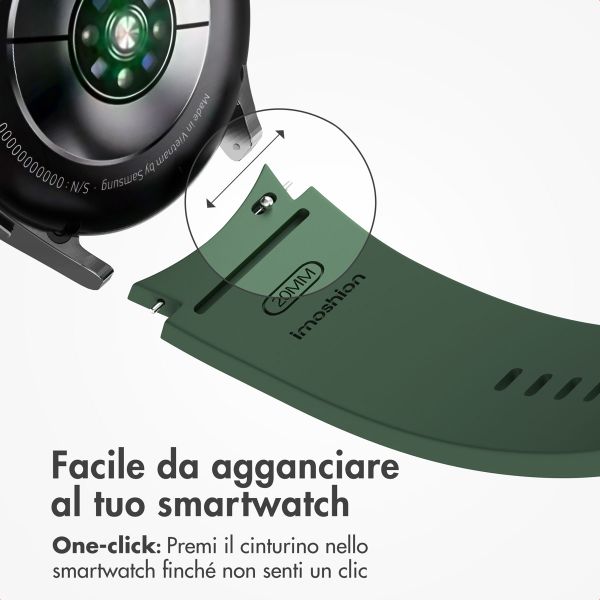 imoshion Pr3825 Samsung Galaxy Watch 4 / 5 / 6 / 7 / FE (20 mm) - Verde scuro