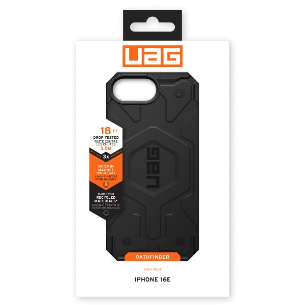 UAG Cover Posteriore Pathfinder con MagSafe Apple iPhone 17e / 16e - Nero