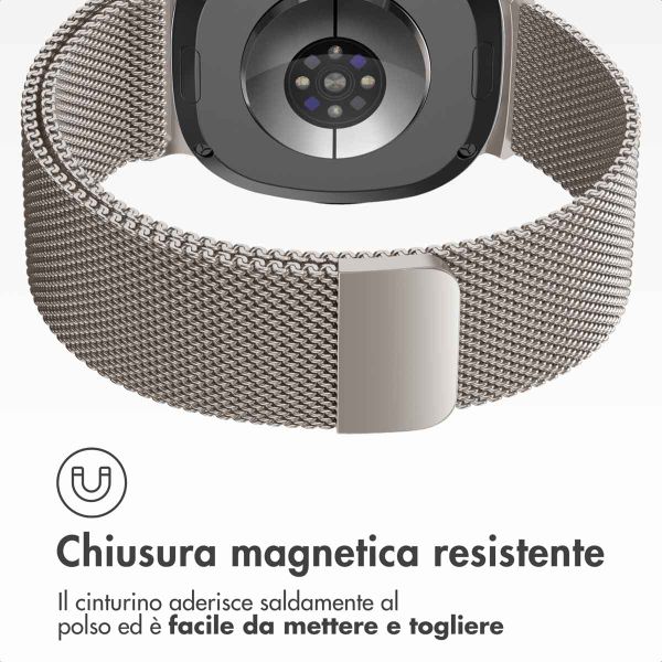 imoshion Cinturino milanese magnetico Samsung Galaxy Watch 8 (40/44mm) / Classic (46mm) - Luce stellare