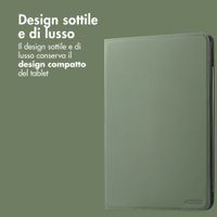 Accezz Cover Tablet Classica Samsung Galaxy Tab S10 FE Plus - Verde