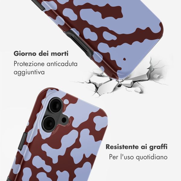 Selencia Cover posteriore Vivid con MagSafe Apple iPhone 16 - Moo'd Lavender Glow
