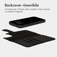 imoshion Cover a libro di lusso 2-in-1 rimovibile Apple iPhone 13 Pro - Nero