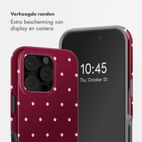Selencia Vivid Backcover met MagSafe Apple iPhone 16 Pro Max - Happy Dots Burgundy