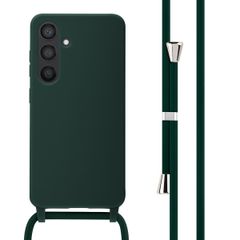 imoshion Cover in Silicone con Cordino Samsung Galaxy S24 - Verde scuro