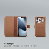 Selencia Libreria rimovibile Olyn con MagSafe Apple iPhone 17 Pro - Marrone