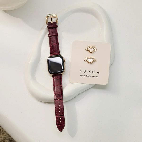 Burga Cinturino in vera pelle Apple Watch | 38/40/41/42 mm - Mobwife / Gold