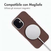 Accezz Cover Mesh con MagSafe Apple iPhone 16 - Marrone