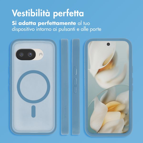 imoshion Cover posteriore Color Guard con MagSafe Google Pixel 9A - Azzurro