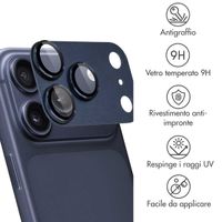 imoshion Protezione fotocamera in Vetro 2 Pezzi Apple iPhone 17 Pro Max - Deep Blue